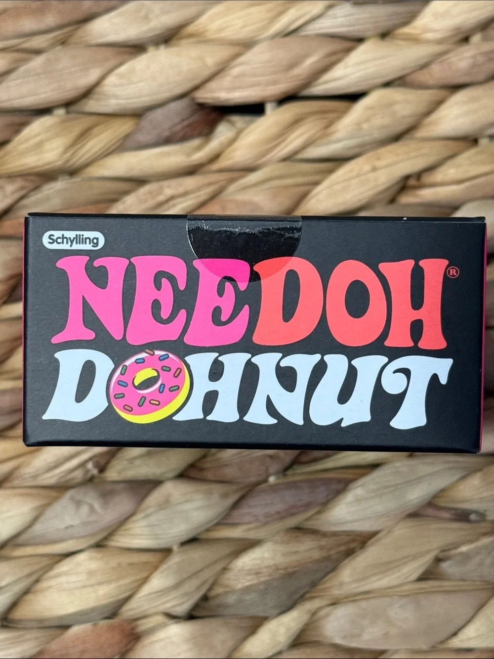 Schylling Needoh DohNut Pink Squishable Toy